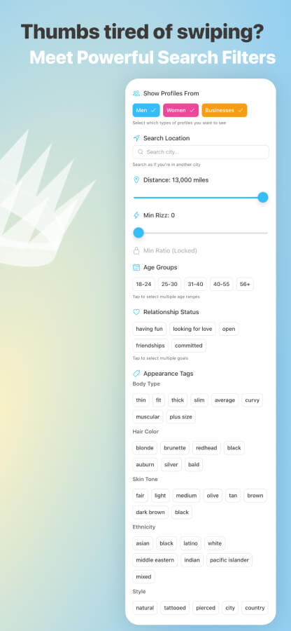 Messaging — connect with people who match your goals